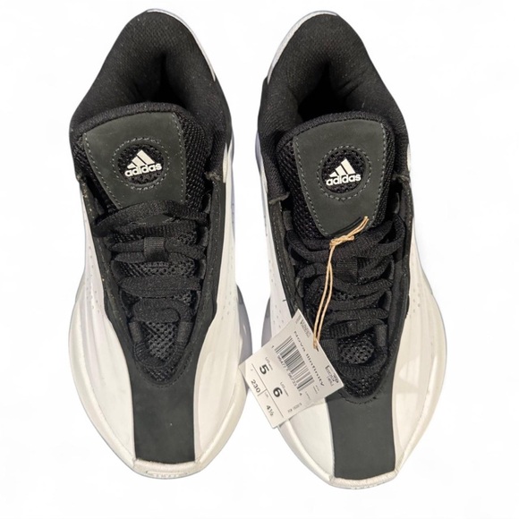 Adidas Black and White Athletic Sneakers - Picture 4 of 14